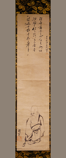 (그림 1) 김홍도, 《군선도》, 1776년, 종이에 수묵 담채, 132.8×575.8cm, 국보 139호, 삼성미술관 리움
