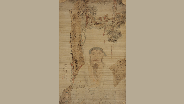 (그림 3) 이인상, <검선도(劒僊圖) />, 종이에 수묵담채, 96.7x62.0cm, 국립중앙박물관